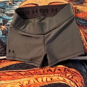 Under Armour Women's Dark Gray Athletic Shorts